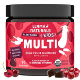 Llama Naturals Kids Multivitamin Bottle for daily growth and immune support.