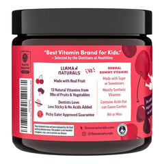 Llama Naturals Kids Multivitamin Gummies ready-to-chew for picky eaters.