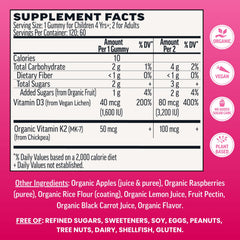 Llama Naturals gummies closeup with real raspberry texture for tasty daily intake.