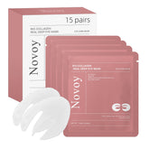 LLVYUO Novoy patches packaging showcases rose formula for eye care.
