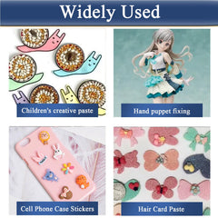 LMJIA adhesive dots repositionable removable ensure quick adjustments during crafts.