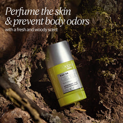 Loccitane Eau de Cedrat stick deodorant being applied for quick freshness