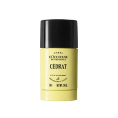 Loccitane Eau de Cedrat stick deodorant packaging for daily freshness