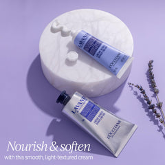 L'OCCITANE lavender fields and Haute-Provence oil highlight calming fragrance