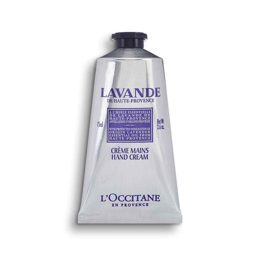 L'OCCITANE Lavender Hand Cream close-up texture showing nourishing formula