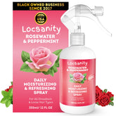 Locsanity Loc Spray Bottle delivers lightweight hydration for daily dreadlocks.