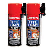 Loctite Tite Foam Big Gaps dispensing with straw to seal a gap efficiently.