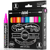 Loddie Doddie liquid chalk markers on chalkboard for vivid writing