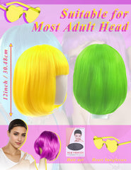 LOHO MAGICA green wig for playful festival outfits and all-night fun