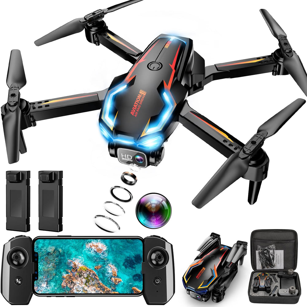 Loiley drone with 2K HD camera captures crisp aerial shots for landscapes and events