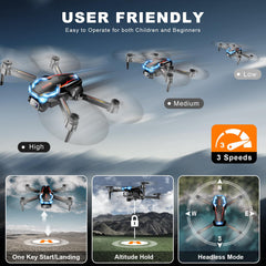 Loiley drone altitude hold technology enables steady footage at various heights