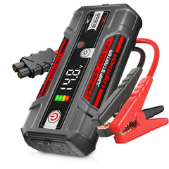LOKITHOR J400 power bank and LED flashlight for emergencies.