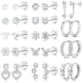 LOLIAS hypoallergenic flatback screw-back earrings secure for sensitive ears.
