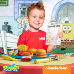 Lollipop SpongeBob kelp fries set enhances snack-time pretend play.