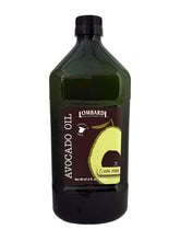 LOMBARDI avocado oil bottle on kitchen counter ready for high-heat cooking