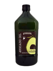 LOMBARDI avocado oil bottle on kitchen counter ready for high-heat cooking