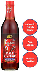 London Pub Malt Vinegar paired with fish and chips for a tangy balance.