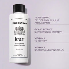 LONDONTOWN nails before-after highlight clean, residue-free removal