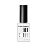 LONDONTOWN GelShift bottle and brush transforming polish into a gel finish.