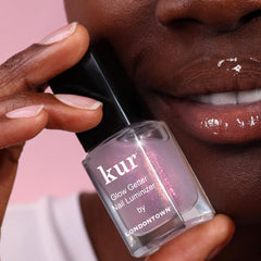 LONDONTOWN Glow Getter nails with subtle shimmer and glow