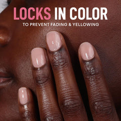 LONDONTOWN kur Flash Dry Top Coat on color with protective layer to prevent fading.