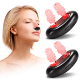 Lonicerkz Colds red light nasal therapy front view showing nasal device and glow for comfort