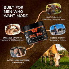 Lonvera grass-fed beef organ complex echoes ancestral eating for real-food nourishment.