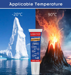 Press and hold for a secure initial bond with LOOCTOT adhesive.