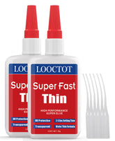 LOOCTOT Thin Super Glue cap anti-clog prevents waste and messy closures.