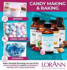 LorAnn Oils Super Strength Flavoring hard candy drops provide strong, lasting flavor.