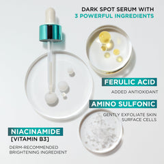 L'Oréal Paris Bright Reveal serum label - clear ingredients and usage