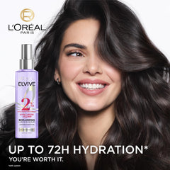 L'Oreal Paris Elvive Hyaluron Plump Hydrating Shampoo bottle ready to cleanse and hydrate.