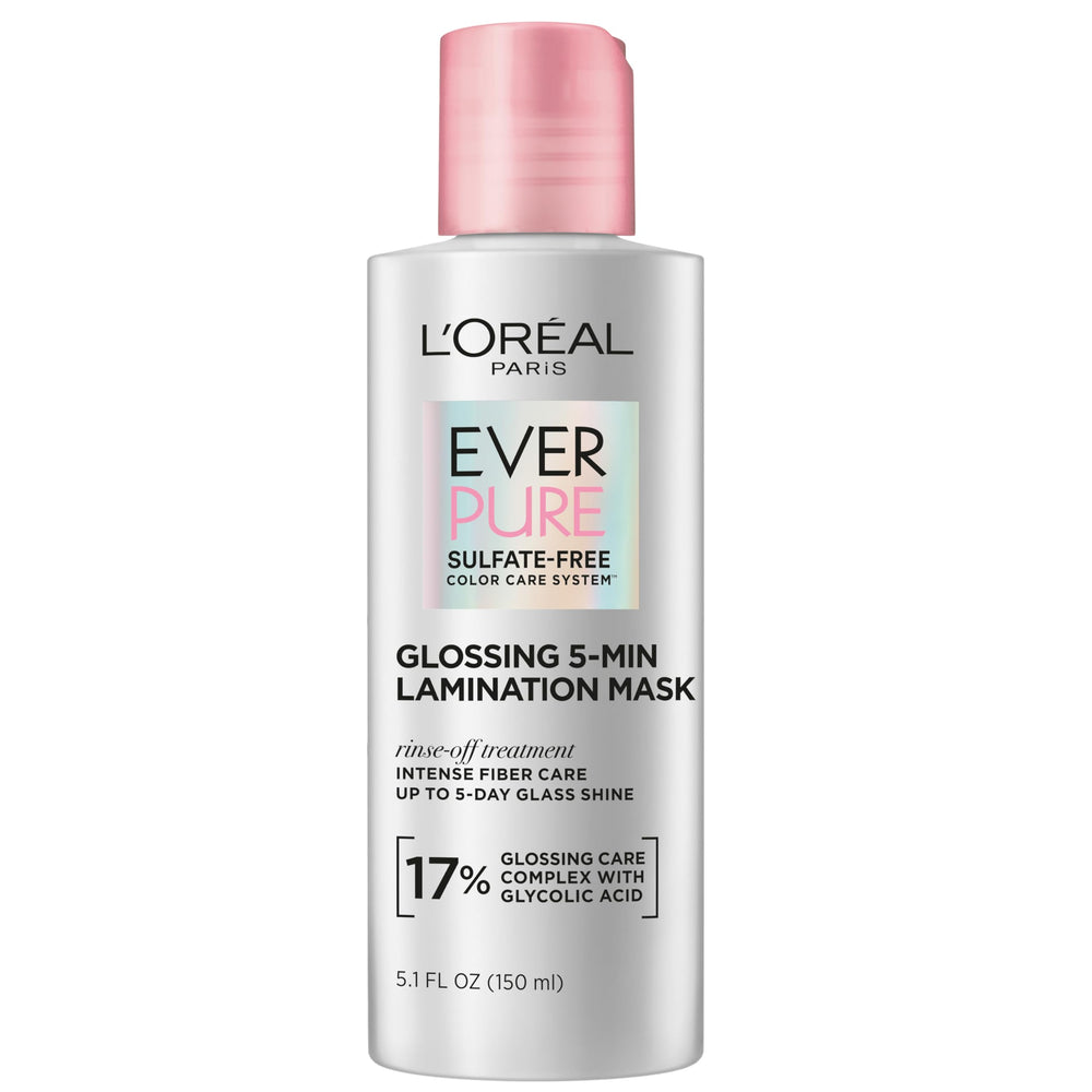 L'Oreal Paris EverPure Glossing Shampoo bottle for color-treated hair shine