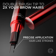 Faux Brow arch-definition stroke demonstrates precise brow shaping by L'Oreal Paris.