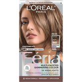 L'Oreal Paris Feria Downtown Brown pack shot highlights shimmering color option
