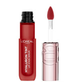 L'Oreal Paris Hyaluron Tint Lip Stain Serum application with hydration.
