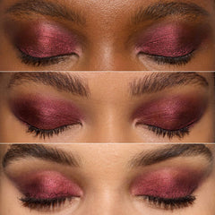 L'Oreal Paris Le Shadow Stick Starry Bordeaux applied on the lid in transition
