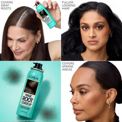 Quick-dry formula delivers lightweight, smear-free root coverage with L'Oreal Paris Magic Root Cover Up.