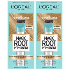 L'Oreal Paris Magic Root Permanent Hair Color quick precision brush for fast, even root touch ups.