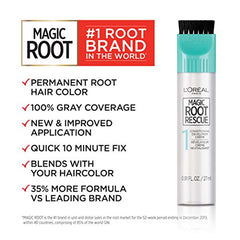 L'Oreal Paris Magic Root Rescue gray coverage for regrowth under three weeks.