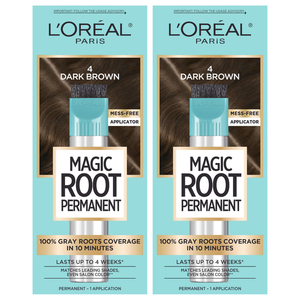L'Oreal Paris Magic Root Rescue precision applicator enables fast root touch-up.