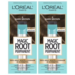 L'Oreal Paris Magic Root Rescue precision applicator enables fast root touch-up.