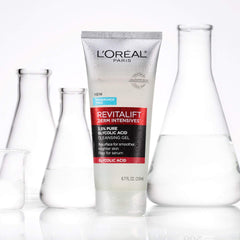 L'Oreal Paris Revitalift Aloe-infused cleanser bottle shown for gentle daily use