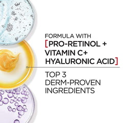 Morning application of Revitalift SPF30 as part of daily routine.