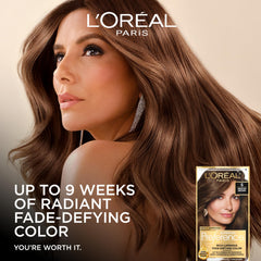 L’Oréal Paris Superior Preference soft black 3 developer crème ready for even color development.
