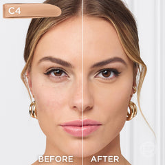 Medium coverage formula provides care-free wear with skin-like appearance