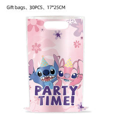 Losede Birthday Gift Bags Style 6 bright colors brighten party decor and goody bag sets.