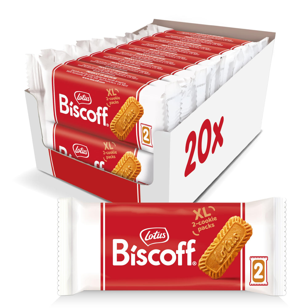 Lotus Biscoff dispenser box for easy on-the-go snacking.