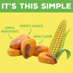 Love Corn Sour Cream & Onion bag 4 oz emphasizes convenient snacking