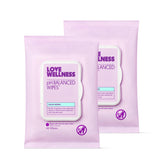 Love Wellness pH Balancing Wipes pack for daily intimate cleansing.